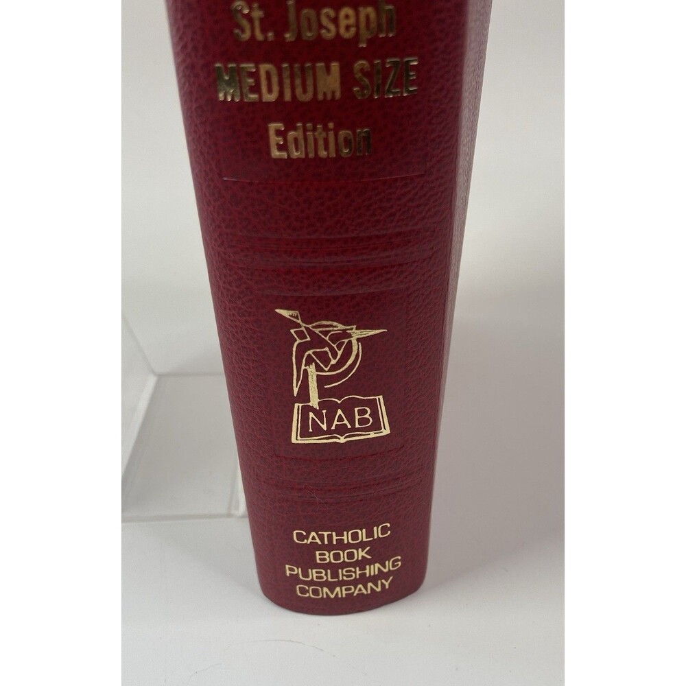 New American Bible Saint Joseph Ed Red + New Testament Translation Book Catholic - Picture 6 of 16